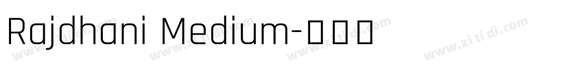 Rajdhani Medium字体转换